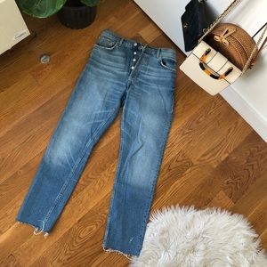 Zara High Waisted Mom Jeans